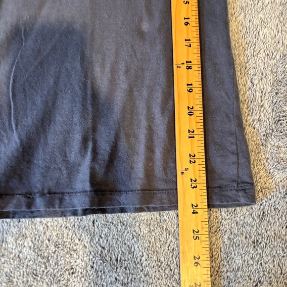 Vtg Hollister Y2K Womens Shirt Top Retro Spell Out Gray Blue S Fitted 19641 - Picture 5 of 11